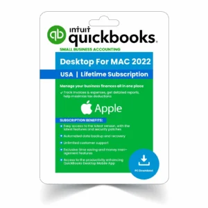 QuickBooks Desktop Mac Plus 2022 lifetime