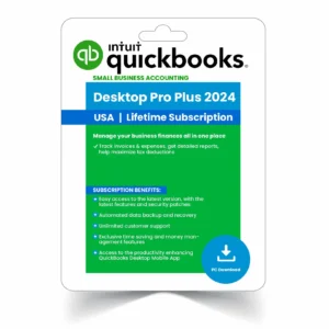 Quickbooks Desktop Pro Plus 2024 lifetime