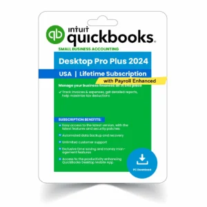 QuickBooks Desktop Pro Plus 2024 with Payroll Enhanced